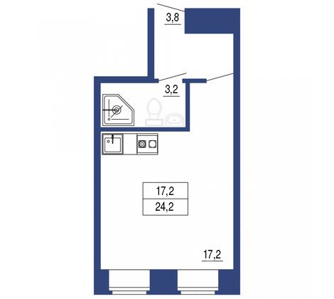 Квартира 24,2 м2